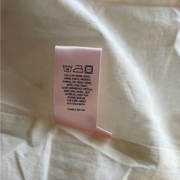 NEW Selkie Summer Home Girls Night Out Mini Ruffle Dress Pink Cream Floral | XS - Picture 14 of 15